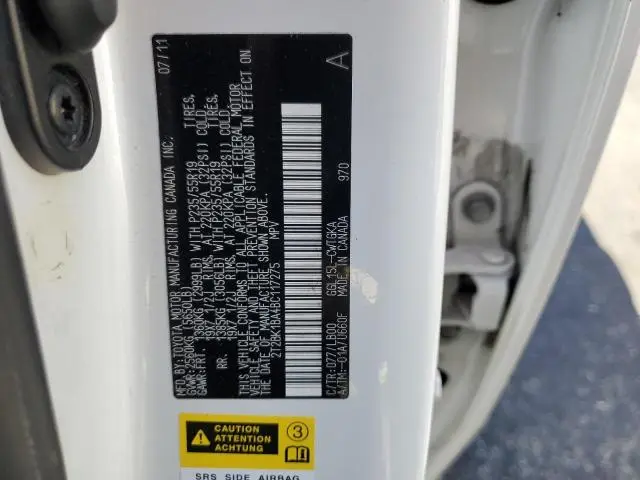 2011 LEXUS RX 350