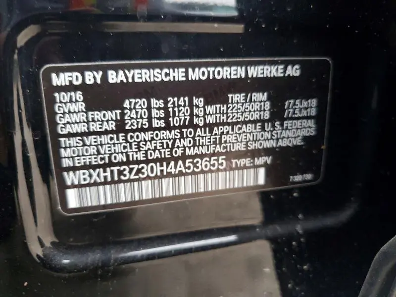 2017 BMW X1 XDRIVE28I  