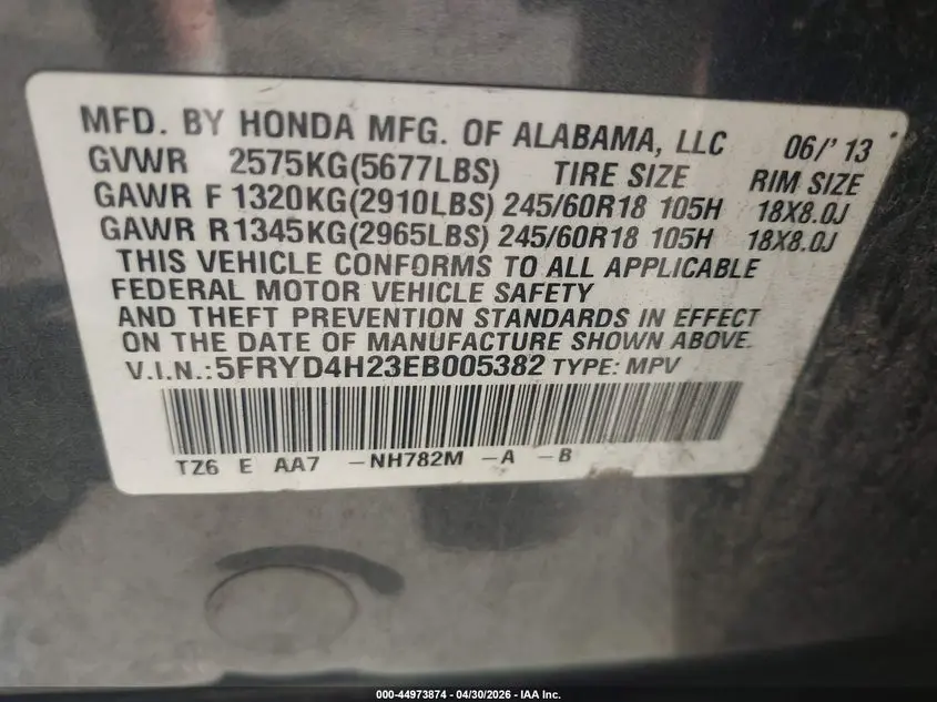 2014 ACURA MDX  
