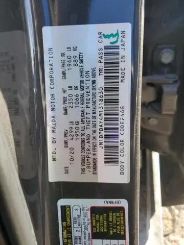 2021 MAZDA 3   