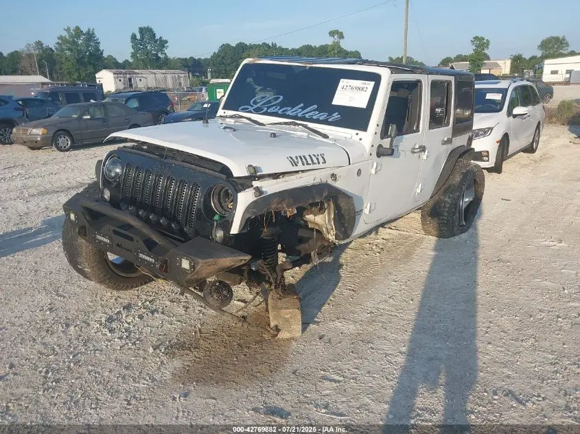 2017 JEEP WRANGLER UNLIMITED WILLY WHEELER 4X4