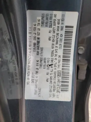 2017 TOYOTA YARIS IA   