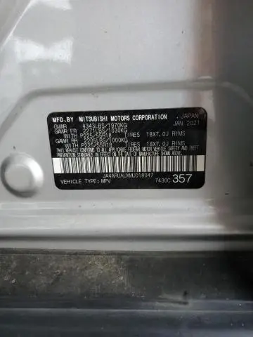 2021 MITSUBISHI OUTLANDER SPORT ES