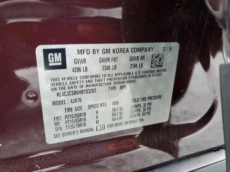 2017 BUICK ENCORE ESSENCE  