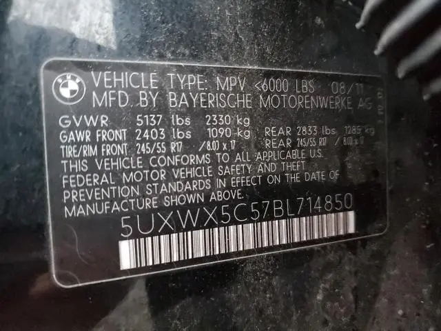 2011 BMW X3 XDRIVE28I  