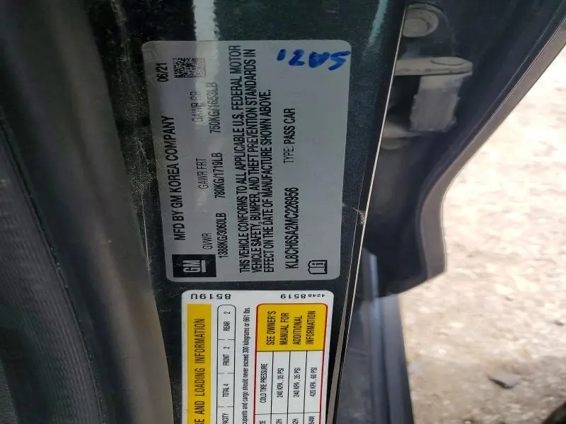 2021 CHEVROLET SPARK ACTIV  