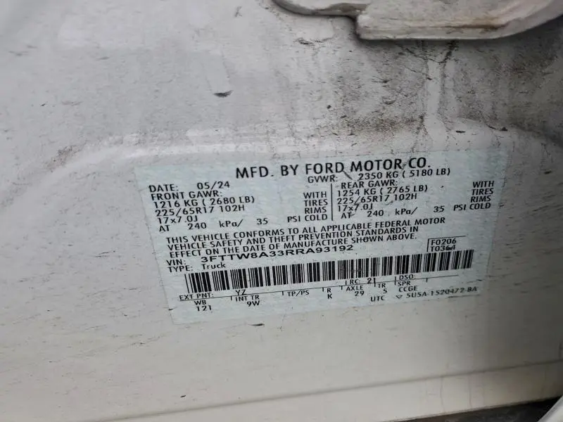 2024 FORD MAVERICK XL  