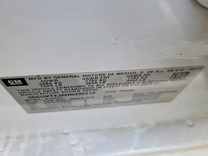 2017 CHEVROLET SILVERADO K1500 HIGH COUNTRY  