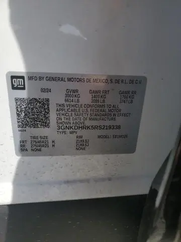 2024 CHEVROLET BLAZER RS  