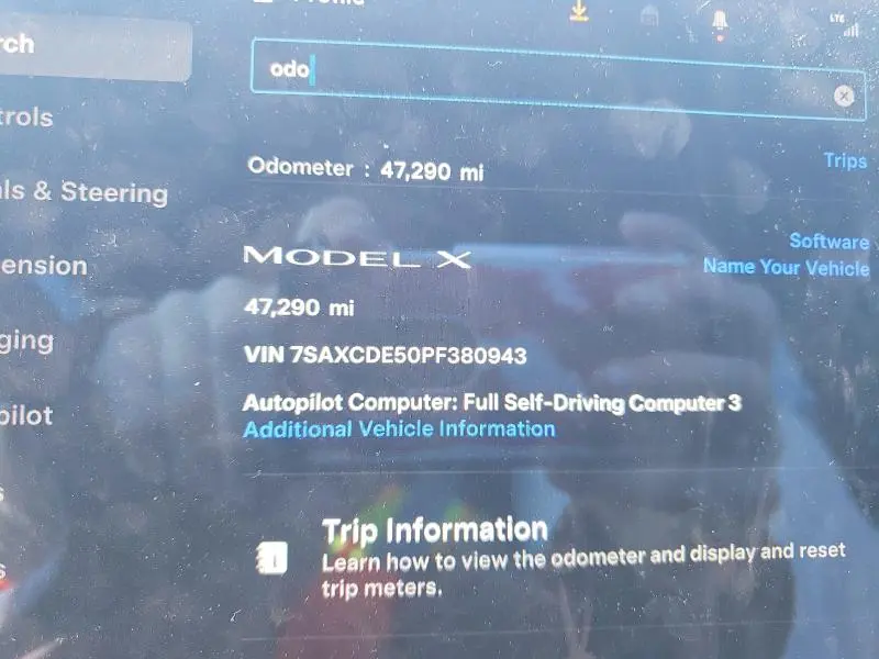 2023 TESLA MODEL X   