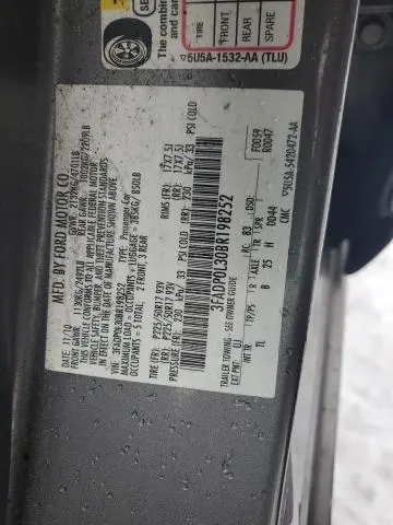 2011 FORD FUSION HYBRID