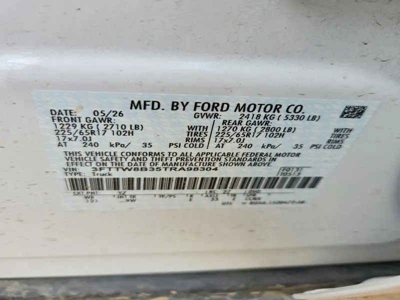 2026 FORD MAVERICK XL  