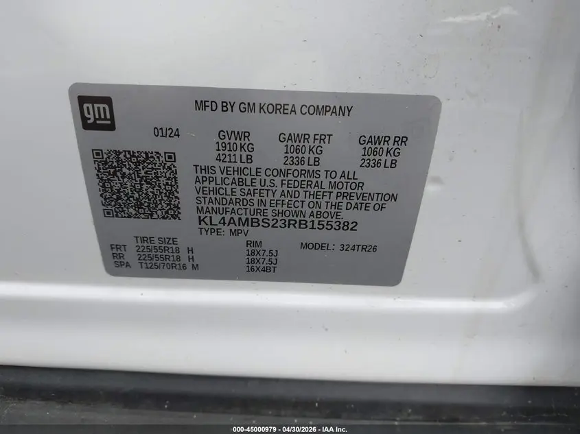 2024 BUICK ENCORE GX PREFERRED FWD
