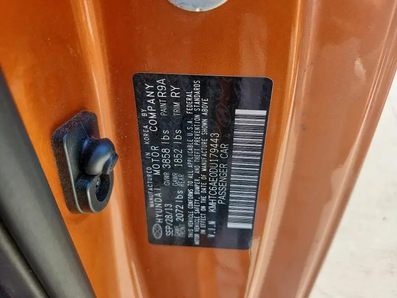 2013 HYUNDAI VELOSTER TURBO  