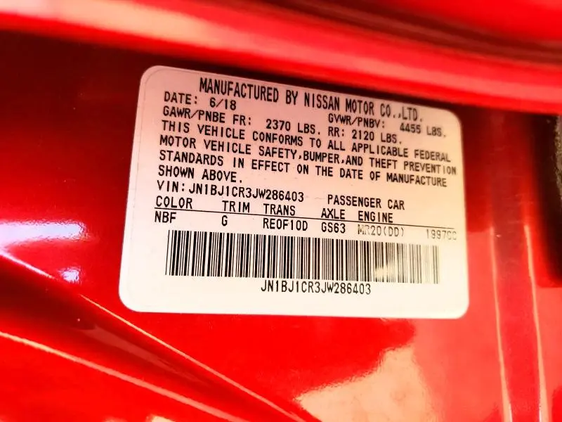 2018 NISSAN QASHAQI S  