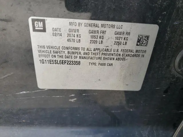 2014 CHEVROLET MALIBU 2LT  