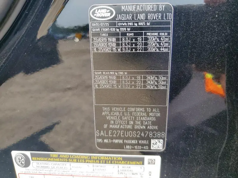 2025 LAND ROVER DEFENDER 110 X-DYNAMIC SE  