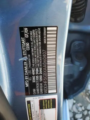 2010 MERCEDES-BENZ E 350  