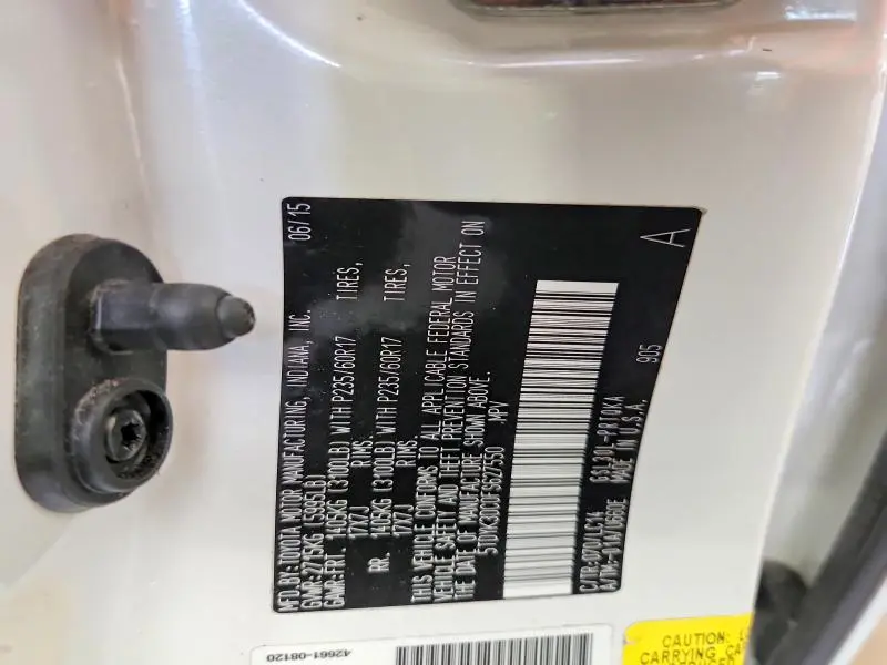 2015 TOYOTA SIENNA XLE PREMIUM 8-PASSENGER  