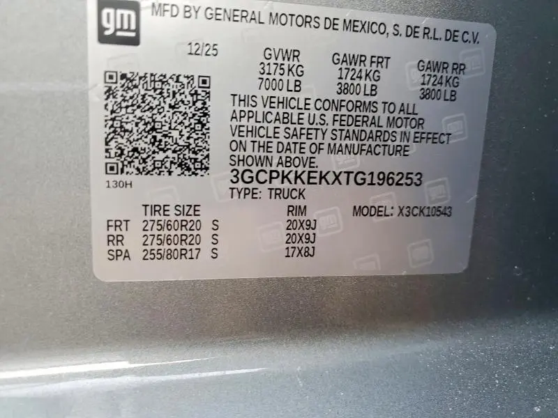 2026 CHEVROLET SILVERADO K1500 LT-L  