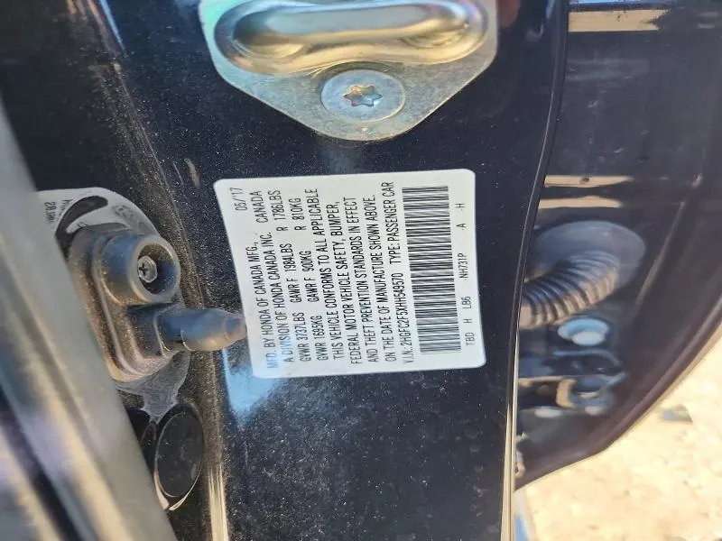 2017 HONDA CIVIC LX  