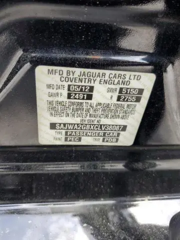 2012 JAGUAR XJL   