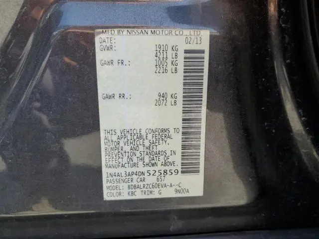 2013 NISSAN ALTIMA 2.5  