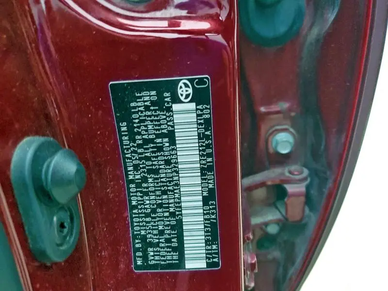 2022 TOYOTA COROLLA LE  