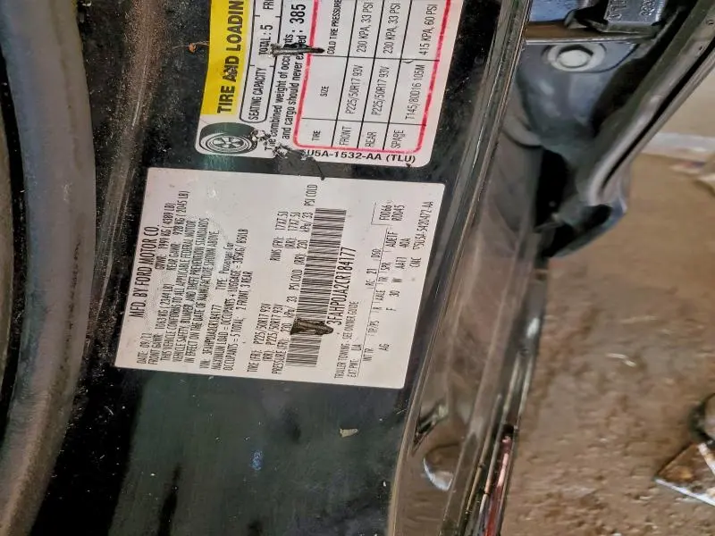 2012 FORD FUSION SEL  