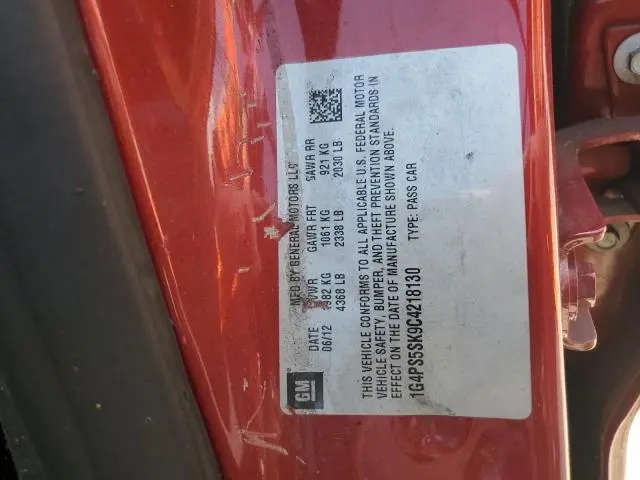 2012 BUICK VERANO   
