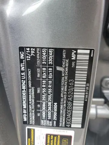 2015 MERCEDES-BENZ ML 250 BLUETEC  