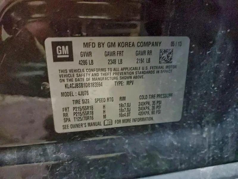 2013 BUICK ENCORE CONVENIENCE  