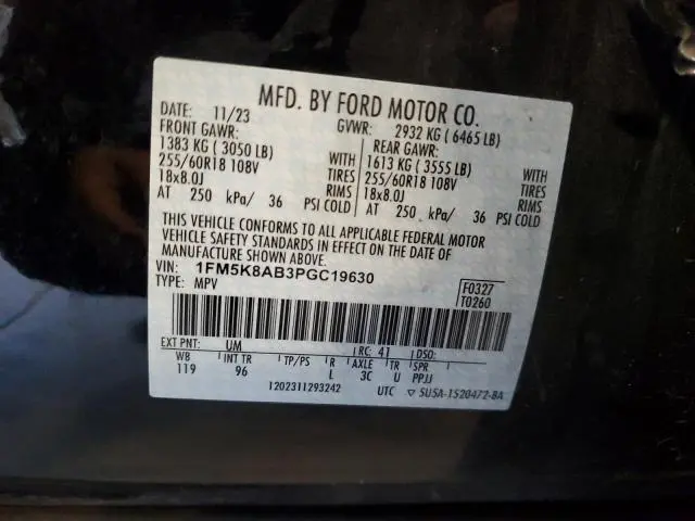 2023 FORD EXPLORER POLICE INTERCEPTOR  