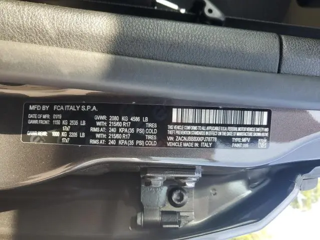 2019 JEEP RENEGADE LATITUDE
