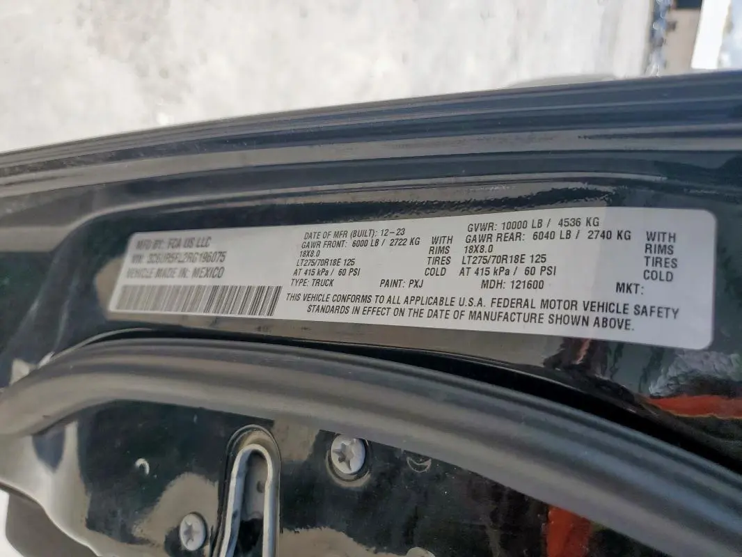 2024 RAM 2500 LARAMIE  