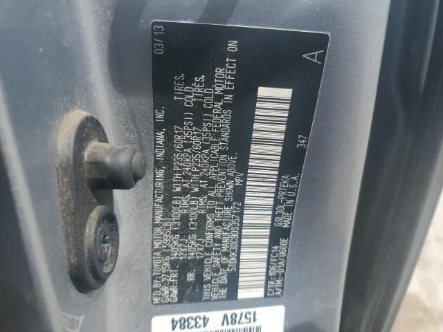 2013 TOYOTA SIENNA LE  