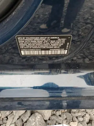 2021 VOLKSWAGEN PASSAT SE  