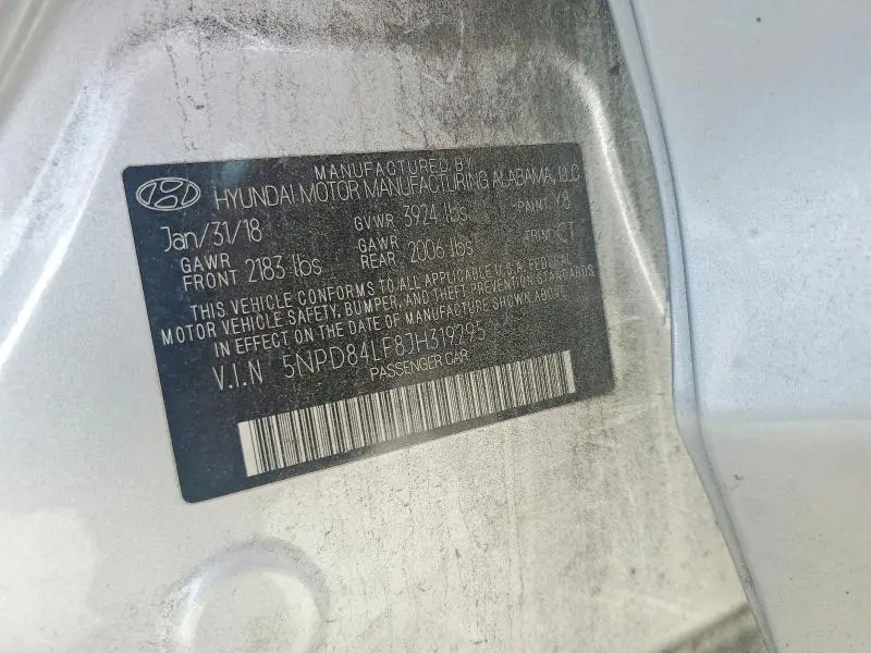 2018 HYUNDAI ELANTRA SEL  