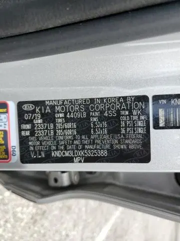 2019 KIA NIRO LX  