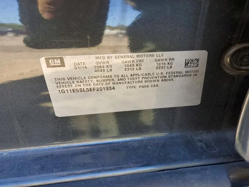 2014 CHEVROLET MALIBU   