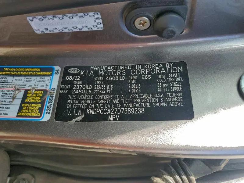 2013 KIA SPORTAGE EX  