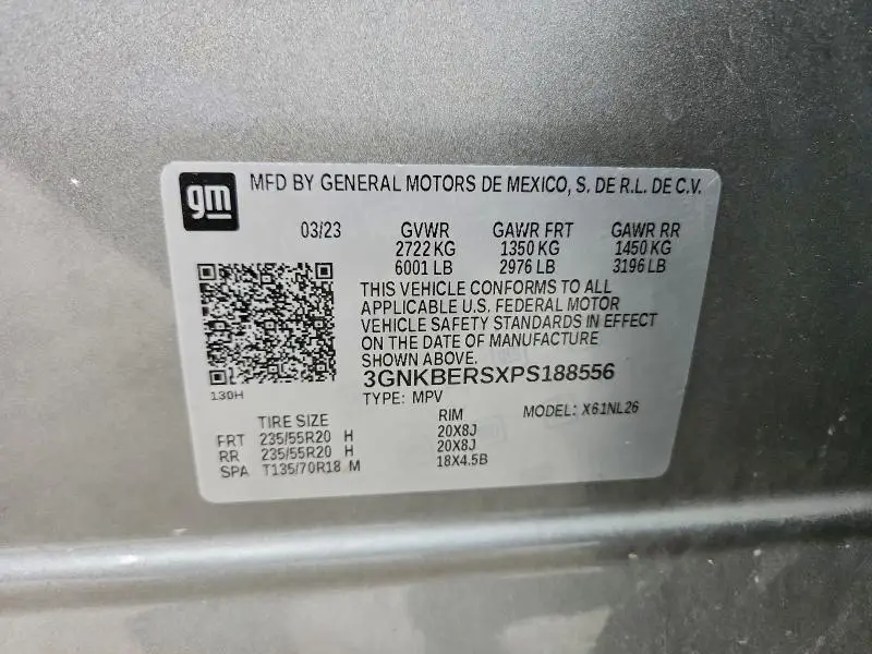 2023 CHEVROLET BLAZER RS  