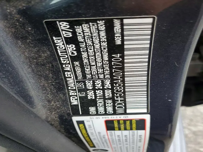 2010 MERCEDES-BENZ E 350  