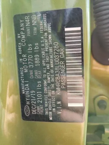 2020 HYUNDAI VENUE SEL  