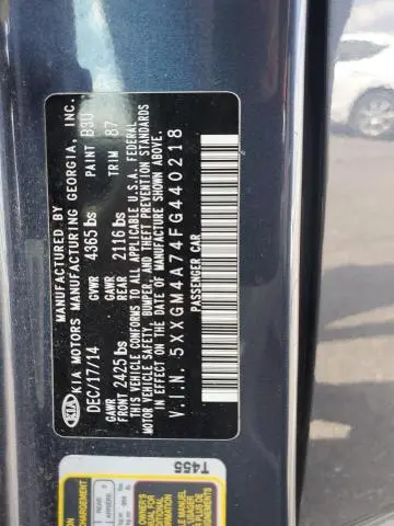 2015 KIA OPTIMA LX  