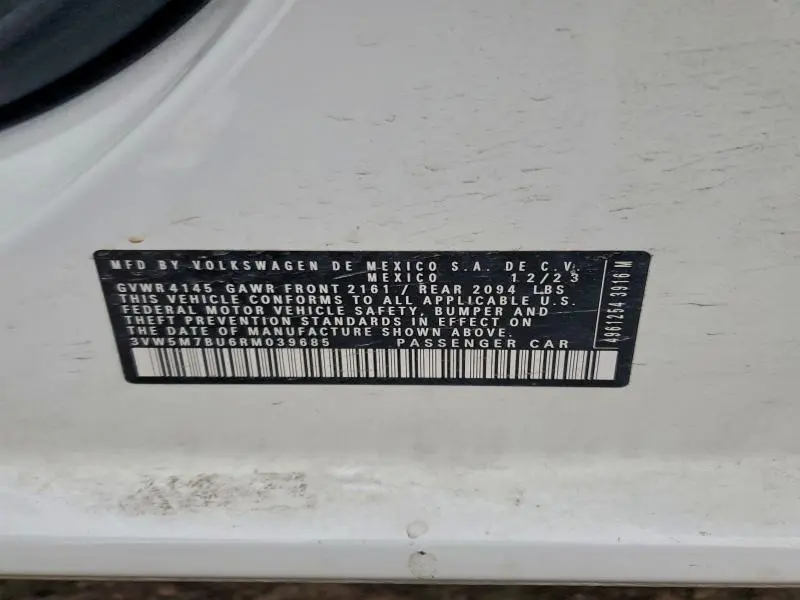 2024 VOLKSWAGEN JETTA S  