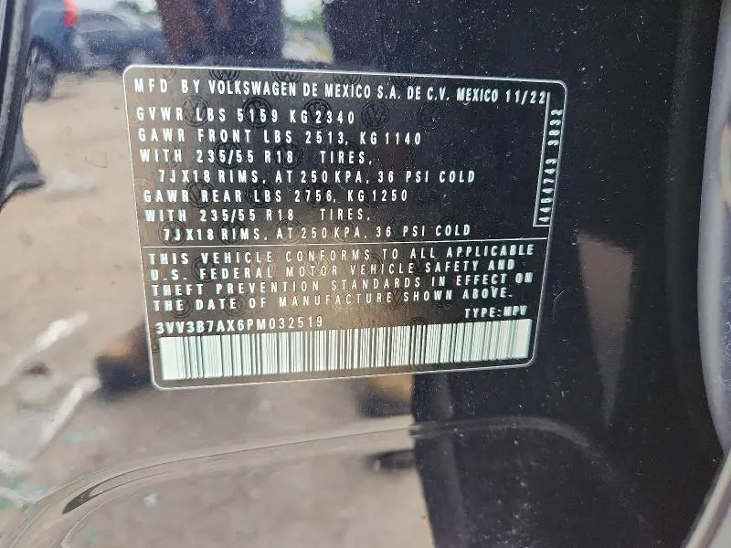 2023 VOLKSWAGEN TIGUAN SE  