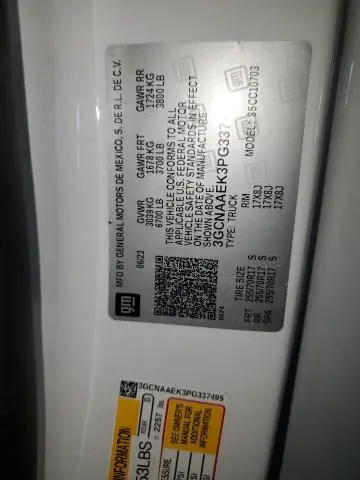 2023 CHEVROLET SILVERADO C1500  