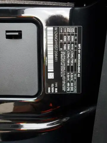 2025 MERCEDES-BENZ SPRINTER 2500  