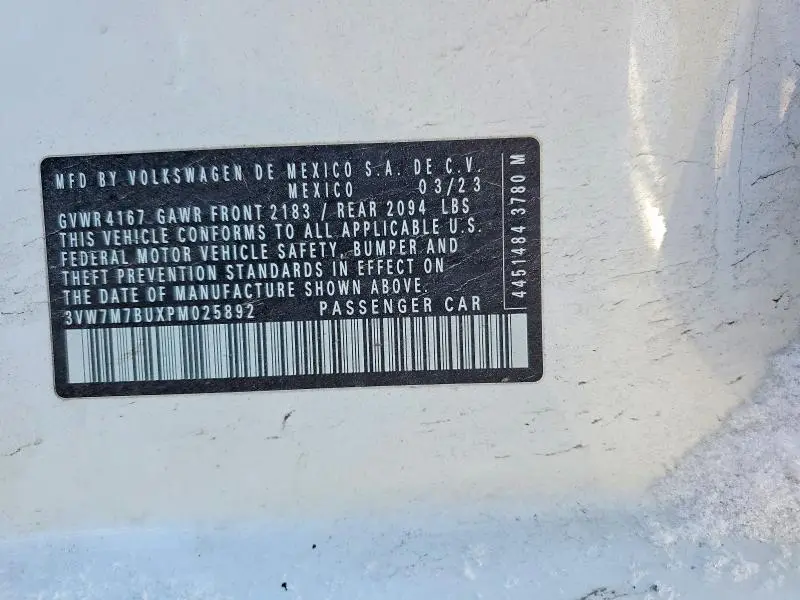 2023 VOLKSWAGEN JETTA SE  